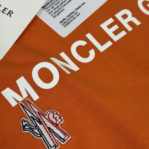 Replica Moncler T-Shirts Short Sleeved For Unisex #1423454 $32.00 USD for Wholesale