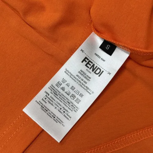 Replica Fendi T-Shirts Short Sleeved For Unisex #1423457 $32.00 USD for Wholesale