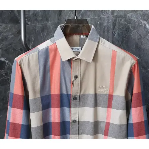 Replica Burberry Shirts Long Sleeved For Men #1423658 $38.00 USD for Wholesale