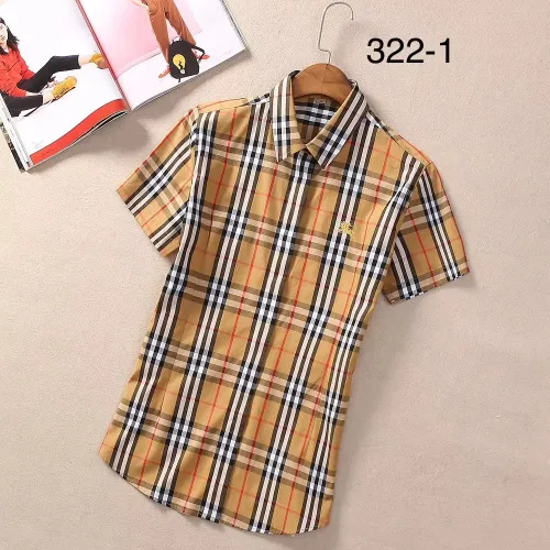 Cheap Burberry Shirts Short Sleeved For Women #1423750, $$36.00 USD On Burberry Shirts