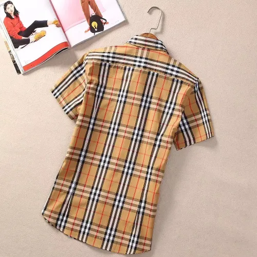 Replica Burberry Shirts Short Sleeved For Women #1423750 $36.00 USD for Wholesale