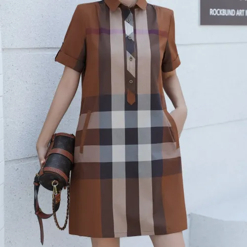 Cheap Burberry Dresses Short Sleeved For Women #1423752, $$76.00 USD On Burberry Dresses