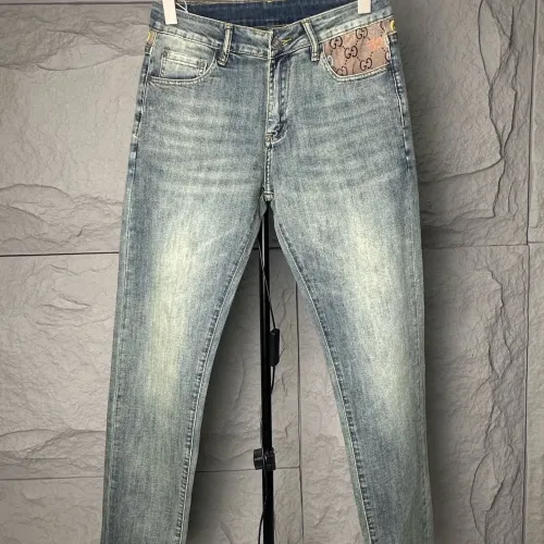 Replica Gucci Jeans For Men #1424094 $52.00 USD for Wholesale