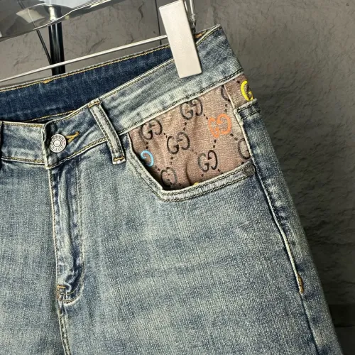 Replica Gucci Jeans For Men #1424094 $52.00 USD for Wholesale