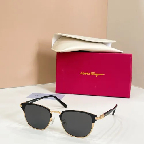 Cheap Salvatore Ferragamo AAA Quality Sunglasses #1424157, $$56.00 USD On Salvatore Ferragamo AAA Quality Sunglasses