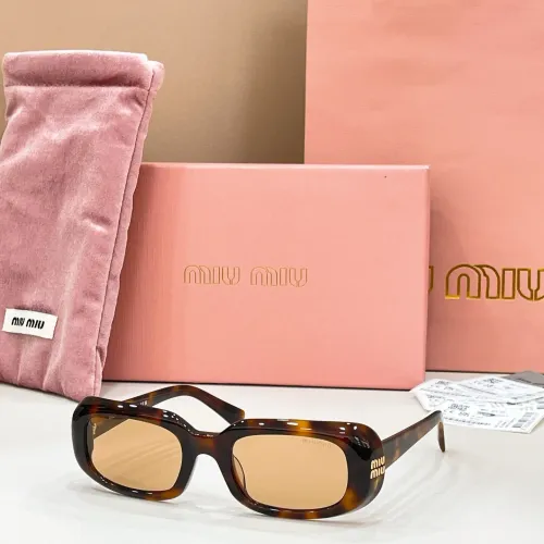 Cheap MIU MIU AAA Quality Sunglasses #1424165, $$68.00 USD On MIU MIU AAA Sunglasses