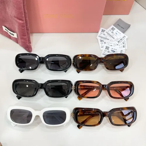 Replica MIU MIU AAA Quality Sunglasses #1424166 $68.00 USD for Wholesale