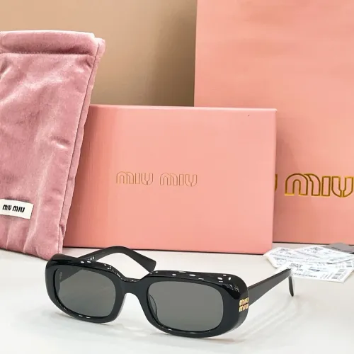 Cheap MIU MIU AAA Quality Sunglasses #1424167, $$68.00 USD On MIU MIU AAA Sunglasses