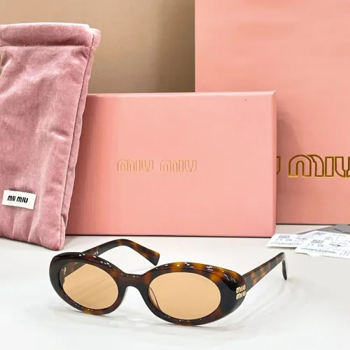 Cheap MIU MIU AAA Quality Sunglasses #1424171, $$68.00 USD On MIU MIU AAA Sunglasses