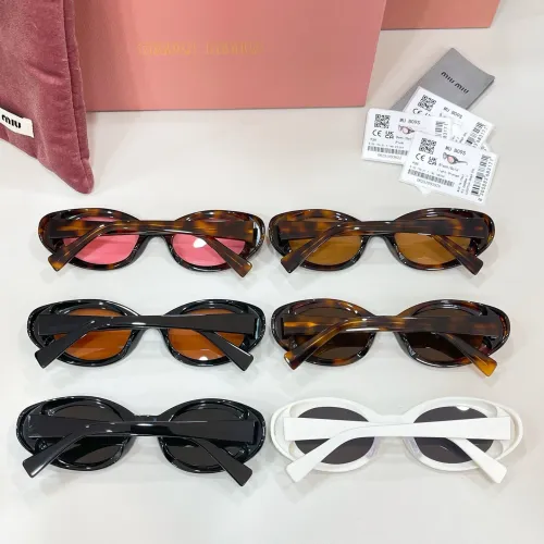 Replica MIU MIU AAA Quality Sunglasses #1424171 $68.00 USD for Wholesale