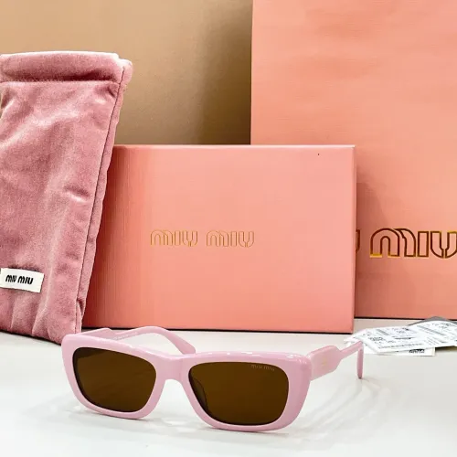 Cheap MIU MIU AAA Quality Sunglasses #1424182, $$60.00 USD On MIU MIU AAA Sunglasses