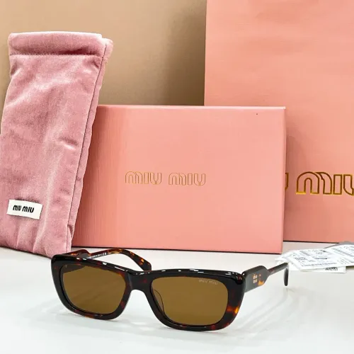 Cheap MIU MIU AAA Quality Sunglasses #1424183, $$60.00 USD On MIU MIU AAA Sunglasses