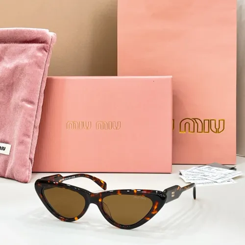 Cheap MIU MIU AAA Quality Sunglasses #1424187, $$60.00 USD On MIU MIU AAA Sunglasses