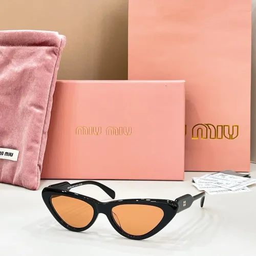 Cheap MIU MIU AAA Quality Sunglasses #1424189, $$60.00 USD On MIU MIU AAA Sunglasses