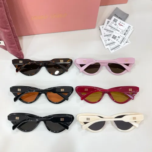Replica MIU MIU AAA Quality Sunglasses #1424189 $60.00 USD for Wholesale
