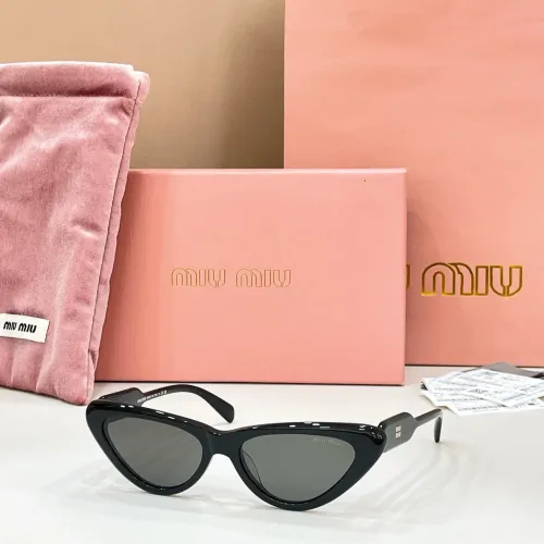 Cheap MIU MIU AAA Quality Sunglasses #1424190, $$60.00 USD On MIU MIU AAA Sunglasses