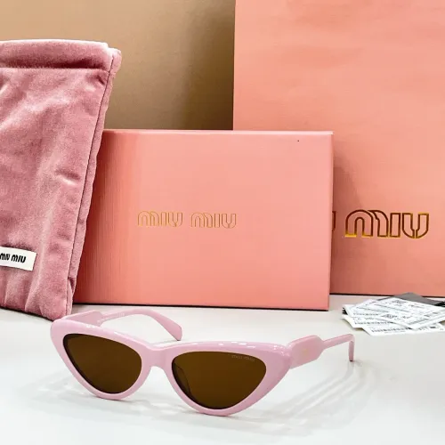 Cheap MIU MIU AAA Quality Sunglasses #1424191, $$60.00 USD On MIU MIU AAA Sunglasses