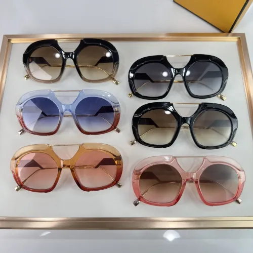 Replica Fendi AAA Quality Sunglasses #1424263 $68.00 USD for Wholesale