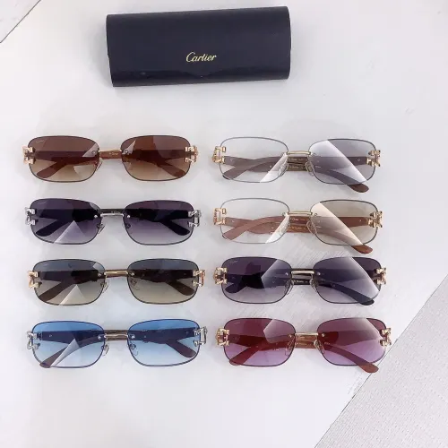 Replica Cartier AAA Quality Sunglassess #1424347 $60.00 USD for Wholesale