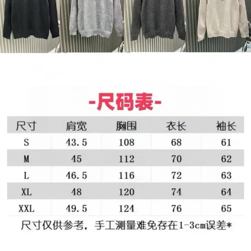 Replica Burberry Fashion Sweaters Long Sleeved For Unisex #1424389 $72.00 USD for Wholesale