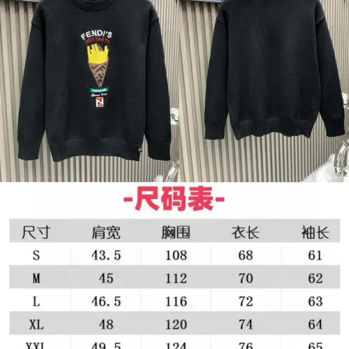 Replica Fendi Sweaters Long Sleeved For Unisex #1424397 $72.00 USD for Wholesale