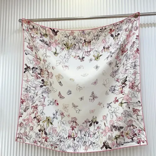 Cheap Christian Dior Silk Squares #1424420, $$64.00 USD On Christian Dior Scarf