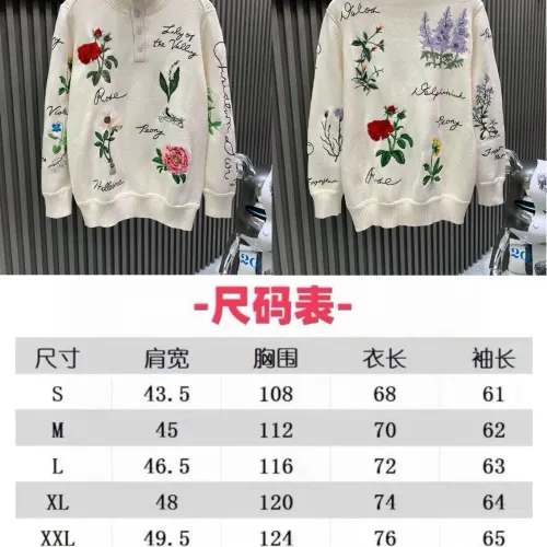 Replica Christian Dior Sweaters Long Sleeved For Unisex #1424465 $112.00 USD for Wholesale