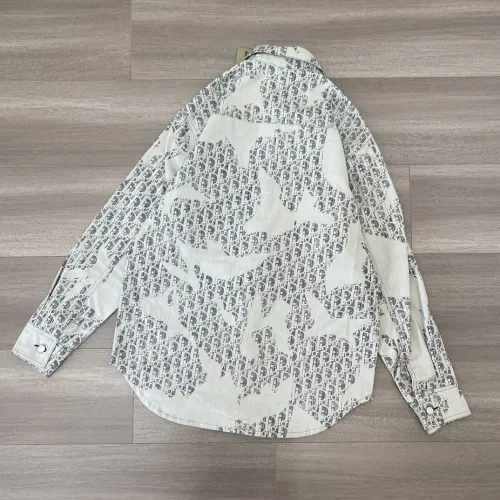 Replica Christian Dior Shirts Long Sleeved For Men #1424563 $40.00 USD for Wholesale