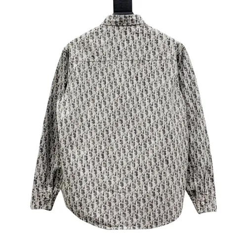 Replica Christian Dior Shirts Long Sleeved For Men #1424597 $40.00 USD for Wholesale