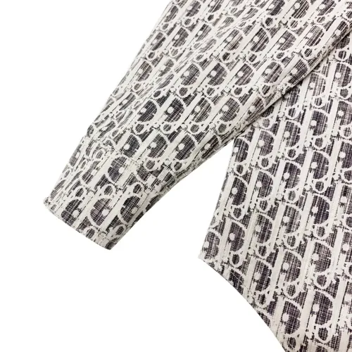 Replica Christian Dior Shirts Long Sleeved For Men #1424597 $40.00 USD for Wholesale