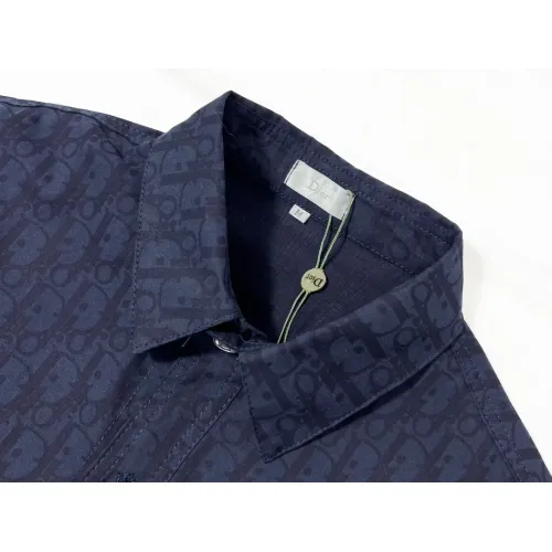 Replica Christian Dior Shirts Long Sleeved For Men #1424598 $42.00 USD for Wholesale
