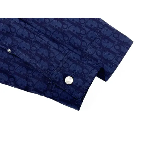 Replica Christian Dior Shirts Long Sleeved For Men #1424598 $42.00 USD for Wholesale