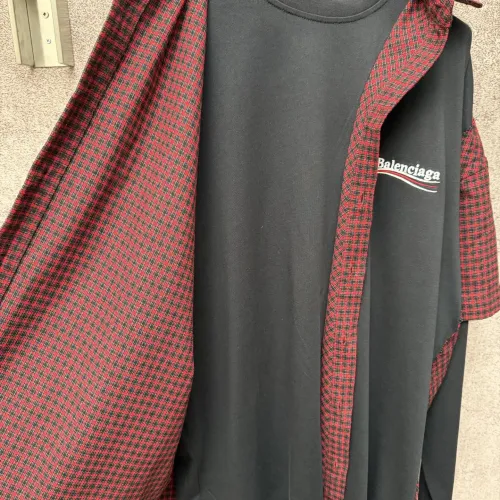 Replica Balenciaga Shirts Long Sleeved For Men #1424800 $98.00 USD for Wholesale