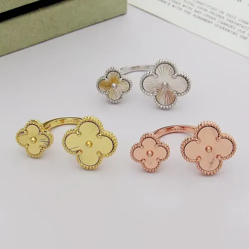 Replica Van Cleef & Arpels Rings In Gold For Women #1425132 $25.00 USD for Wholesale