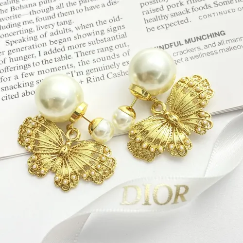 Replica Christian Dior Earrings For Women #1425237 $34.00 USD for Wholesale