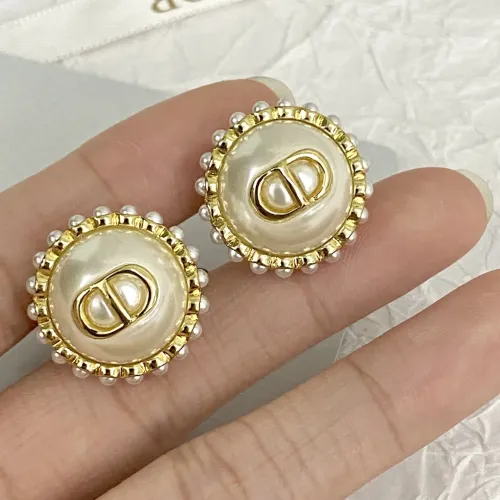 Replica Christian Dior Earrings For Women #1425267 $38.00 USD for Wholesale