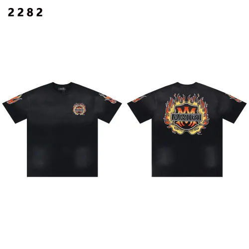 Cheap Amiri T-Shirts Short Sleeved For Unisex #1425424, $$32.00 USD On Amiri T-Shirts