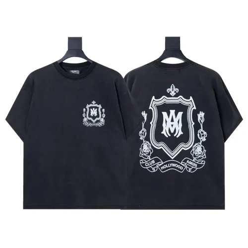 Cheap Amiri T-Shirts Short Sleeved For Unisex #1425426, $$32.00 USD On Amiri T-Shirts