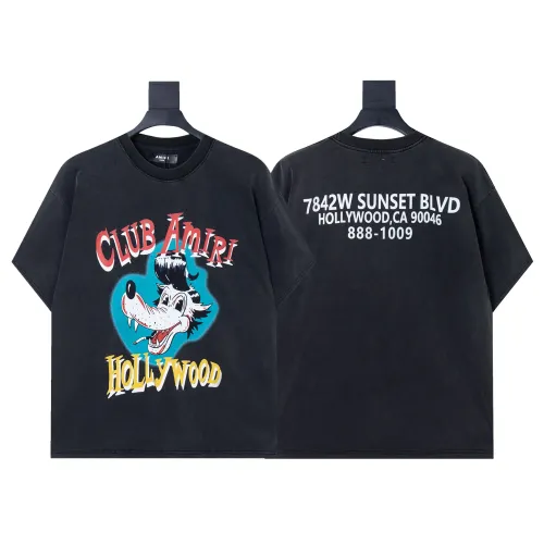 Cheap Amiri T-Shirts Short Sleeved For Unisex #1425429, $$32.00 USD On Amiri T-Shirts