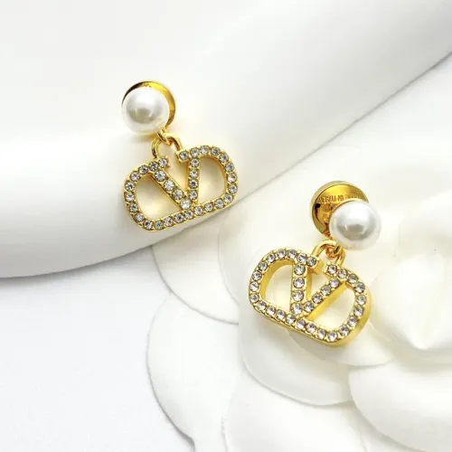 Replica Valentino Earrings For Women #1425701 $27.00 USD for Wholesale