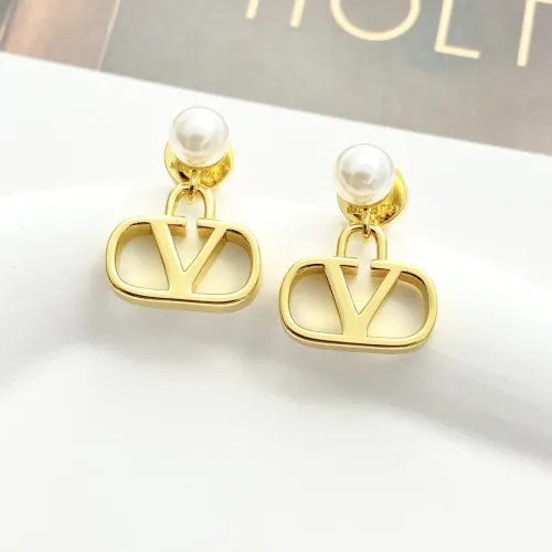 Replica Valentino Earrings For Women #1425708 $25.00 USD for Wholesale