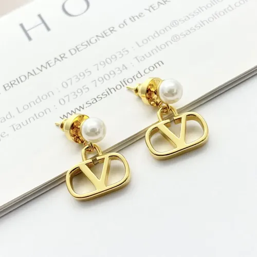 Replica Valentino Earrings For Women #1425708 $25.00 USD for Wholesale