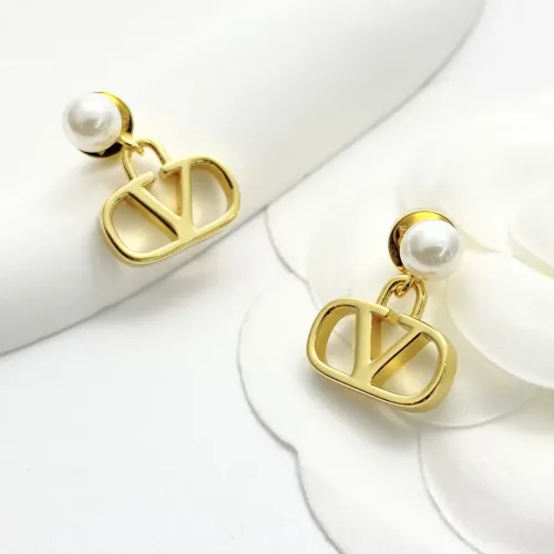 Replica Valentino Earrings For Women #1425708 $25.00 USD for Wholesale