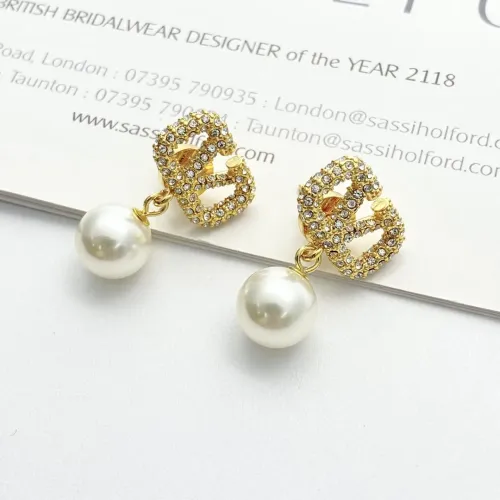 Replica Valentino Earrings For Women #1425709 $32.00 USD for Wholesale