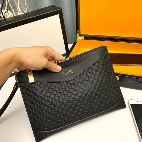 Cheap Gucci AAA Man Pouches #1425720, $$64.00 USD On Gucci AAA Man Wallets