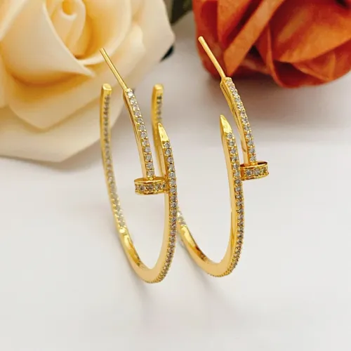 Replica Cartier Earrings For Women #1425726 $34.00 USD for Wholesale