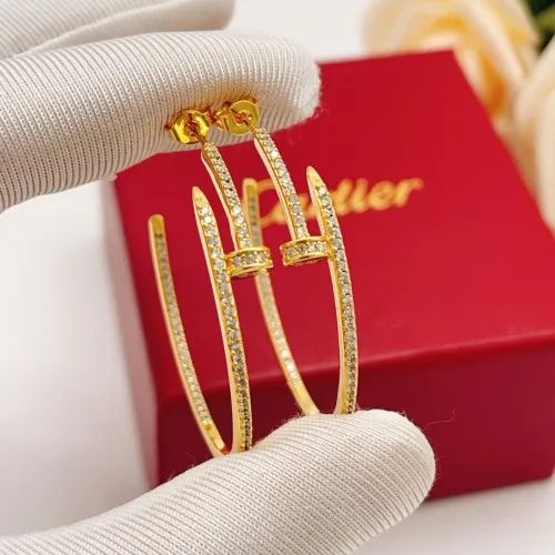 Replica Cartier Earrings For Women #1425726 $34.00 USD for Wholesale