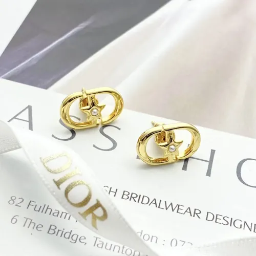 Replica Christian Dior Earrings For Women #1425758 $25.00 USD for Wholesale
