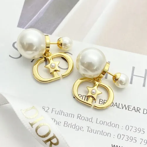 Replica Christian Dior Earrings For Women #1425801 $29.00 USD for Wholesale