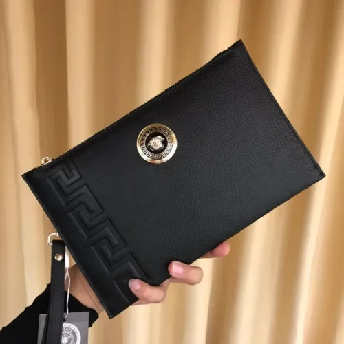 Cheap Versace AAA Man Pouches #1425810, $$64.00 USD On Versace AAA Man Wallets